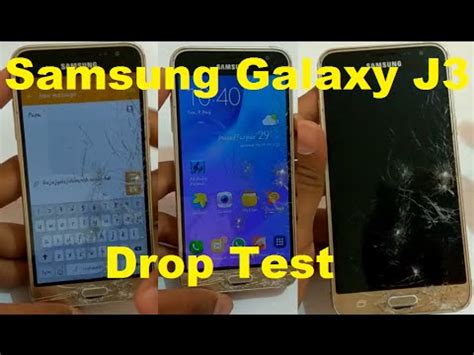 Samsung Galaxy J3 Drop Test 